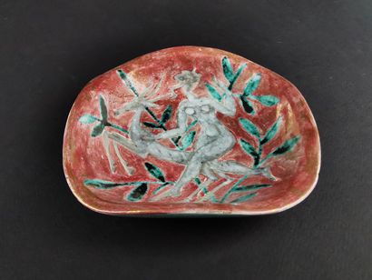 null Edouard CAZAUX (1889-1974).

Empty pocket, c.1930.

Glazed ceramic decorated...