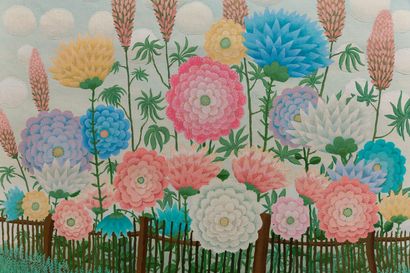 null Ivan RABUZIN (1921-2008).

Bouquet de fleurs sauvages. 

Huile sur toile, signée...