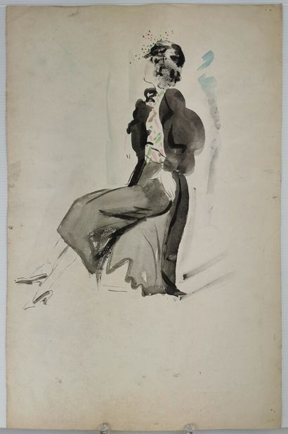 null Josey PILLON (1876- ? ), atelier de.

Croquis de Josey par une des élèves, Paris...