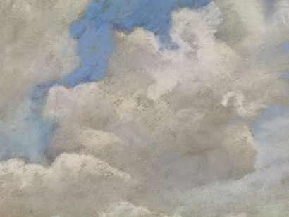 null Josey PILLON (1876 - ? ).

Ciel nuageux sur la côté.

Technique mixte sur papier,...