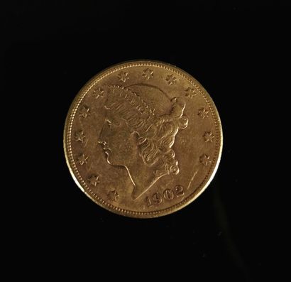 null Pièce de 20 dollars en or.

1902.

33,41 grammes.