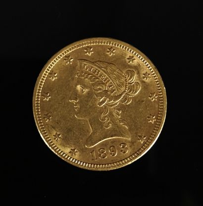 null Pièce de 10 dollars or, 1893.

16,74 grammes
