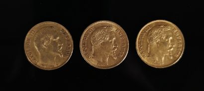 null Ensemble de 8 pièces de 20 francs or comprenant :

quatre pièces de 20 Francs...