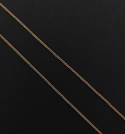 null Yellow gold chain.

L_54.1 cm.

2.31 grams, 18K, 750°/00
