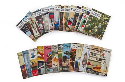 null Ensemble de 26 revues de La Maison Française.

1956 - 1959 (des numéros 101...