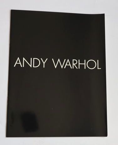 null Andy WARHOL (lot de rares catalogues de l'exposition chez Lavignes Bastille...