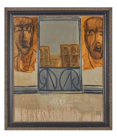 null Mark REICHERT (1948).

Balcony window n°5.

Huile sur toile, signée en bas à...