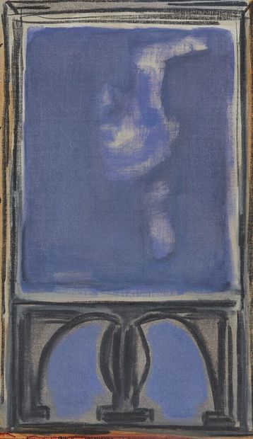 null Mark REICHERT (1948).

Balcony window n°6.

Huile sur toile, signée en bas à...