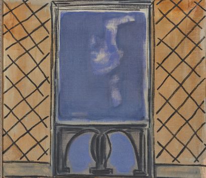 null Mark REICHERT (1948).

Balcony window n°6.

Oil on canvas, signed lower left.

Countersigned,...