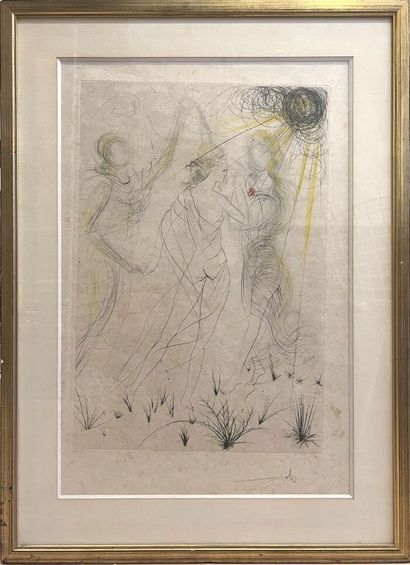 null Salvador DALI (1904-1989).

Les Trois Grâces.

Eau-forte, signée au crayon en...