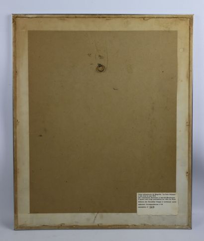 null René MAGRITTE (1898-1967).

La folie Almayer, 1973.

Héliogravure, sur papier...