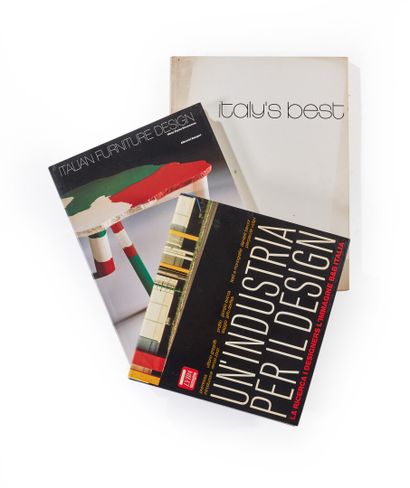 null Ensemble de 3 ouvrages :

- Italian Furniture Design.

Ideas Styles Movements.

Albretch...