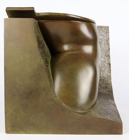 null Dominique RAYOU (né en 1957)..

Epi centre.

Sculpture en bronze à la cire perdue,...