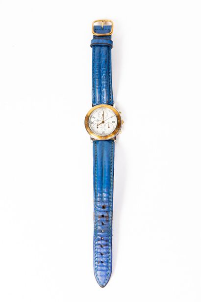 null BAUME & MERCIER, Genève.

Montre bracelet de dame à boîtier en acier et métal...