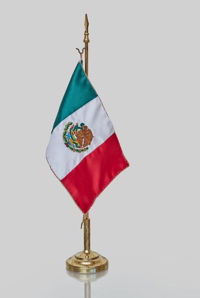 Drapeau de bureau du président mexicain,...