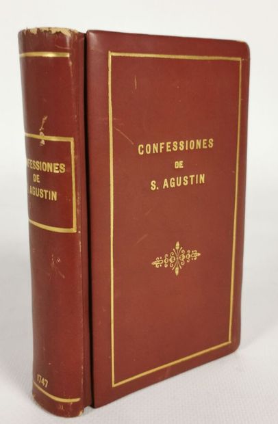 null Las confessiones del glorioso doctor de la Iglesia S. Agustin.

Amberes, 1747.

Reliure...