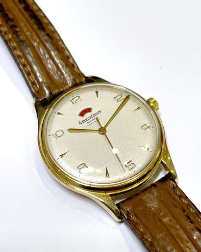 null JAEGER-LECOULTRE.

Men's wristwatch Power reserve in yellow gold, with circular...