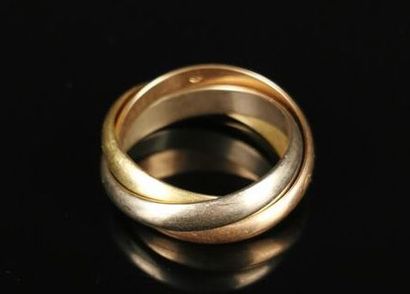 null CARTIER.

Trinity wedding band in three golds.

Signed.

Finger size: 53.

7.98...