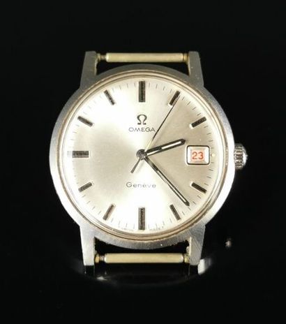 null OMEGA.

Case of watch bracelet of man model "Geneva" out of steel.

The dial...