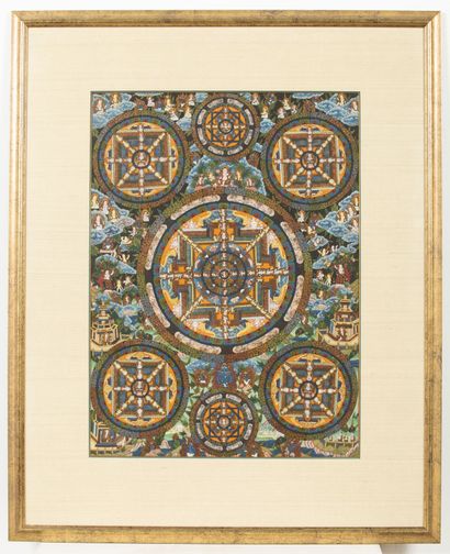 null Mandala

Détrempe sur tissu

H_53,5 cm L_39 cm

Provenance : Galerie du Monde,...