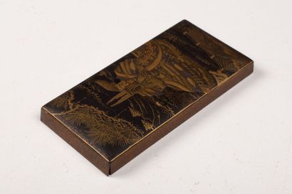 null JAPAN, Meiji period (1868-1912).

Suite of four maki-e lacquer boxes decorated...