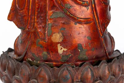 null 
CHINE, dynastie Ming (1368-1644).




Importante sculpture du bouddha Shakyamuni...