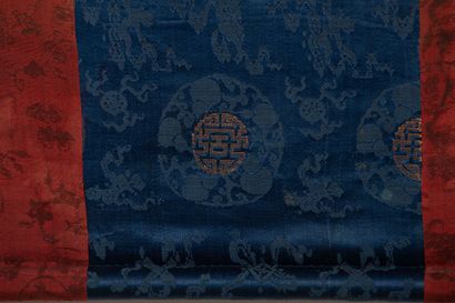null TIBET, XIXème siècle.

Thangka, peinture sur tissu figurant Bouddha Amitabha...