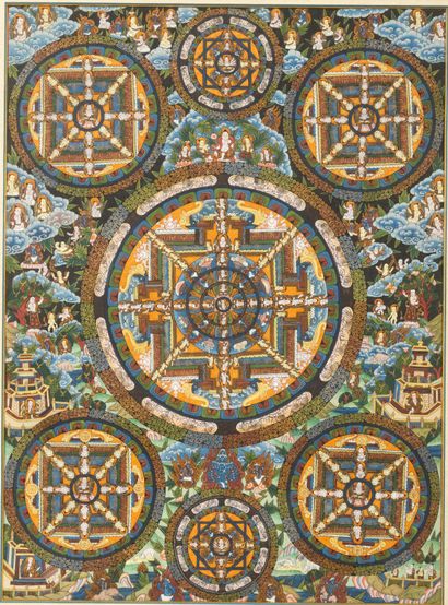 null Mandala

Détrempe sur tissu

H_53,5 cm L_39 cm

Provenance : Galerie du Monde,...