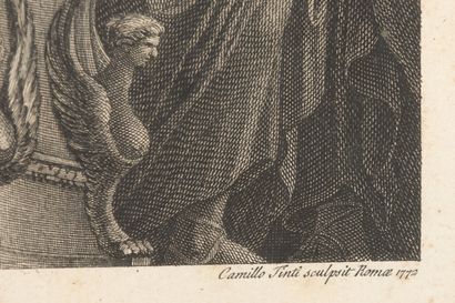 null Meeting of two engravings after POLIDORO DA CARAVAGGIO (1497-1543), including...