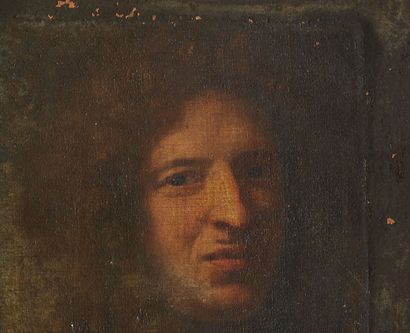 null Ecole FRANCAISE vers 1700, entourage de Charles Le Brun.

Portrait d'homme en...