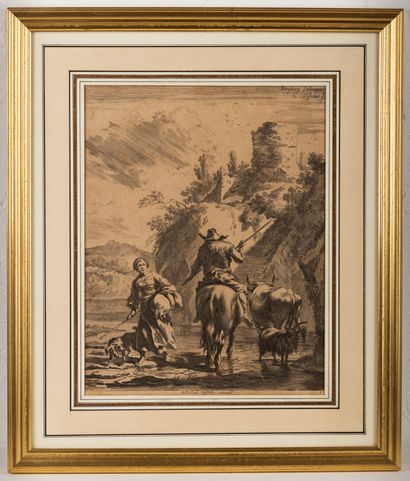 null Meeting of three etchings including :



Jean-Jacques de BOISSIEU (1736-1810).

Passage...