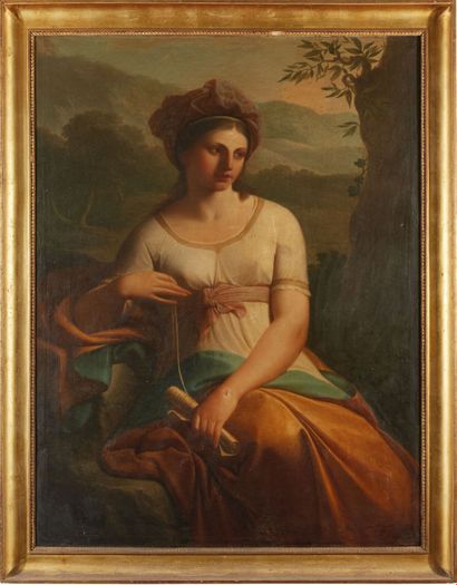null Italian school around 1800.

Sybil Libica.

Canvas.

H_127,5 cm L_98 cm