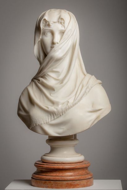 Giosue ARGENTI (1819-1901).

Bust of a woman...