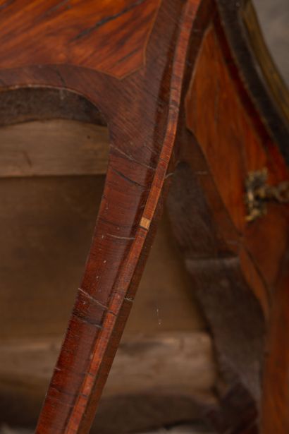 null Table of living room out of wood of veneer and marquetry foliage on the plate....