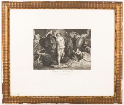 null Meeting of two engravings after POLIDORO DA CARAVAGGIO (1497-1543), including...