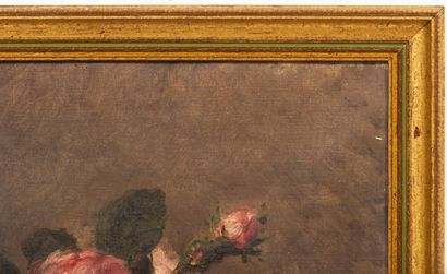 null Elisabeth MARTIN DES AMOIGNES (1858-1936), attribué à.

Bouquet de roses.

Huile...