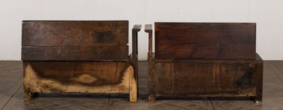 null Pair of benches of hearth.

Work of 206-Objects of collection from Auvergne.

XIXth...