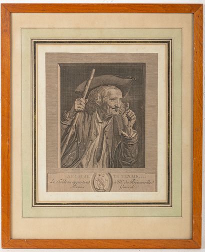 null Johannes Pieter de FREY (1770-1834), d'après Rembrandt Harmenszoon van Rijn...