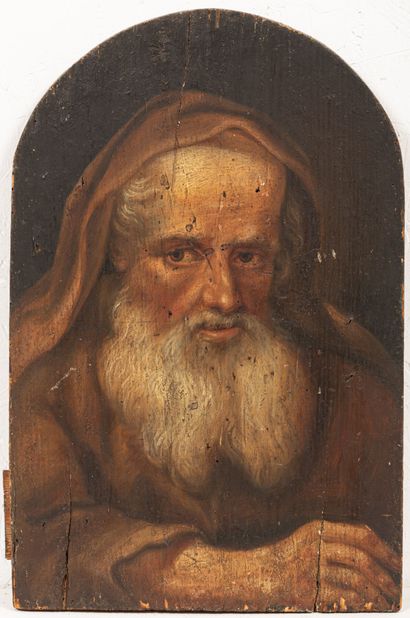 null German school of the 17th or early 18th century.

Portrait of an apostle. 

Oil...
