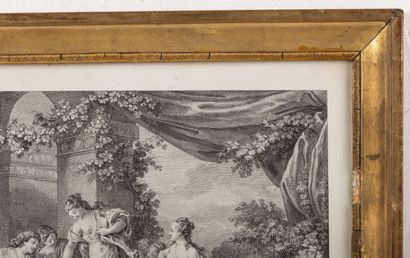 null Set of two black engravings including :



Charles Emmanuel PATAS (1744-1802),...