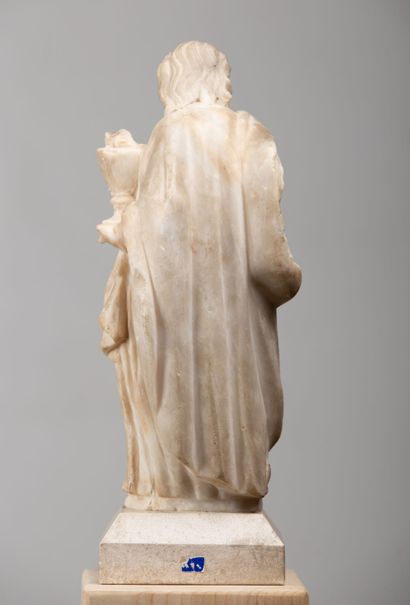 null 
Saint John.




Sculpture in alabaster.




Flanders, 17th century 




H_...