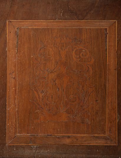 null Prie-dieu or oratory of private devotion in marquetry of wood of veneer.

Old...