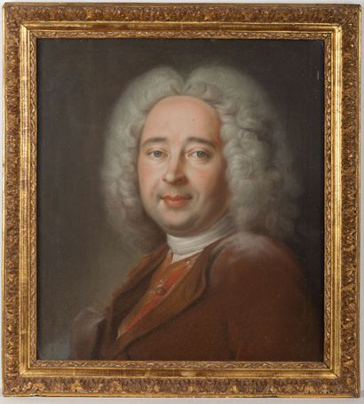 null Ecole française du XVIIIème siècle.

Portrait de Jean-Baptiste Oudry. 

Pastel.

H_...
