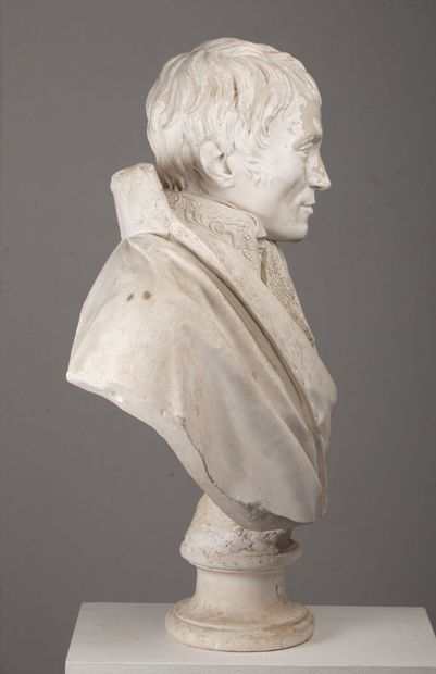 null Ecole française du XIXème siècle.

Buste de Pierre Jean Georges CABANIS.

Sculpture...