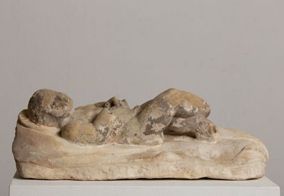 null 
Child Jesus lying down.




Sculpture in limestone.




France, Renaissance...
