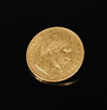 null 20 francs gold coin Napoleon III.

1858.

6.41 grams