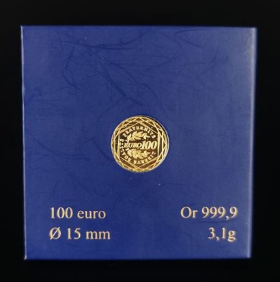 Pièce miniature de 100 euros de la monnaie...