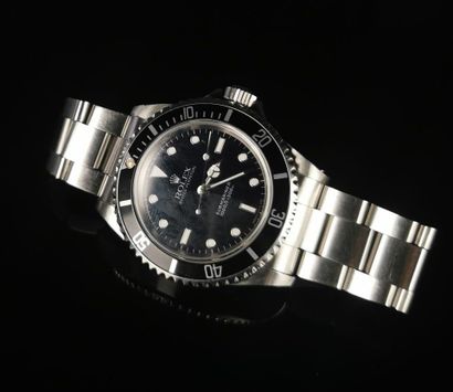 null 
ROLEX.




Submariner, ref 14060M.




Men's diving wristwatch in steel with...