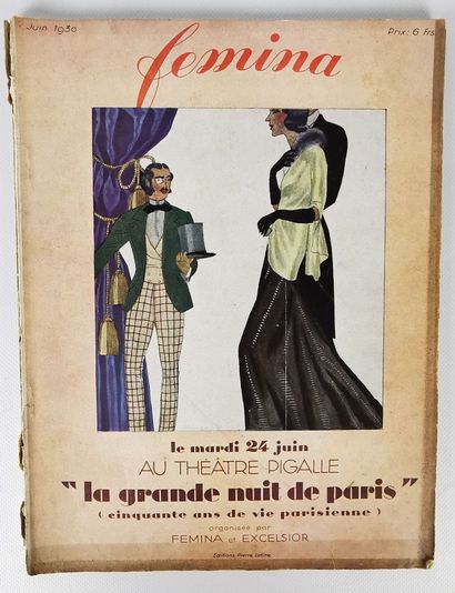 null FEMINA - 1920's & JUIN 1930.

Sept magazines.

FÉVRIER 1926 - JUIN 1926 - JUILLET...