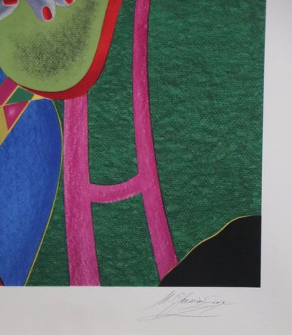 null Mikhail CHEMIAKIN (né en 1943).
Picasso Transformation 1.
Lithographie, signée...